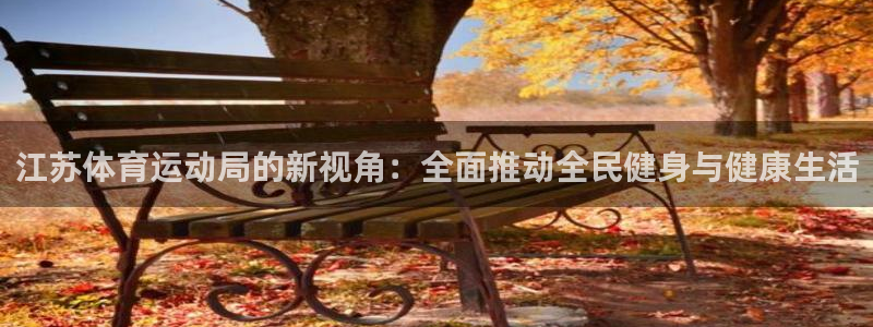 919体育平台注册格式：江苏体育运动局的新视角：全面推动全民健身与健康生活